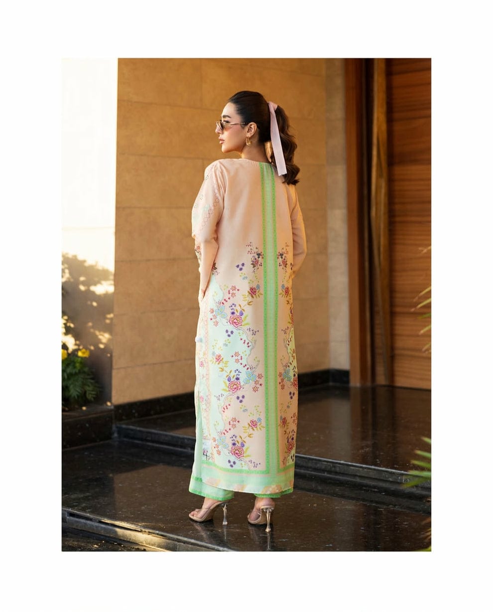 Premium Khizra Co-Ord 2PC – Silky Lawn