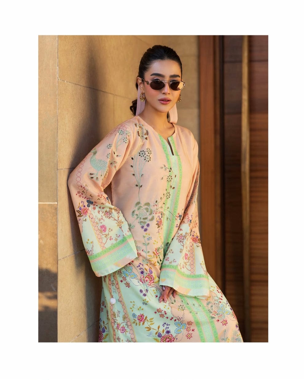 Premium Khizra Co-Ord 2PC – Silky Lawn