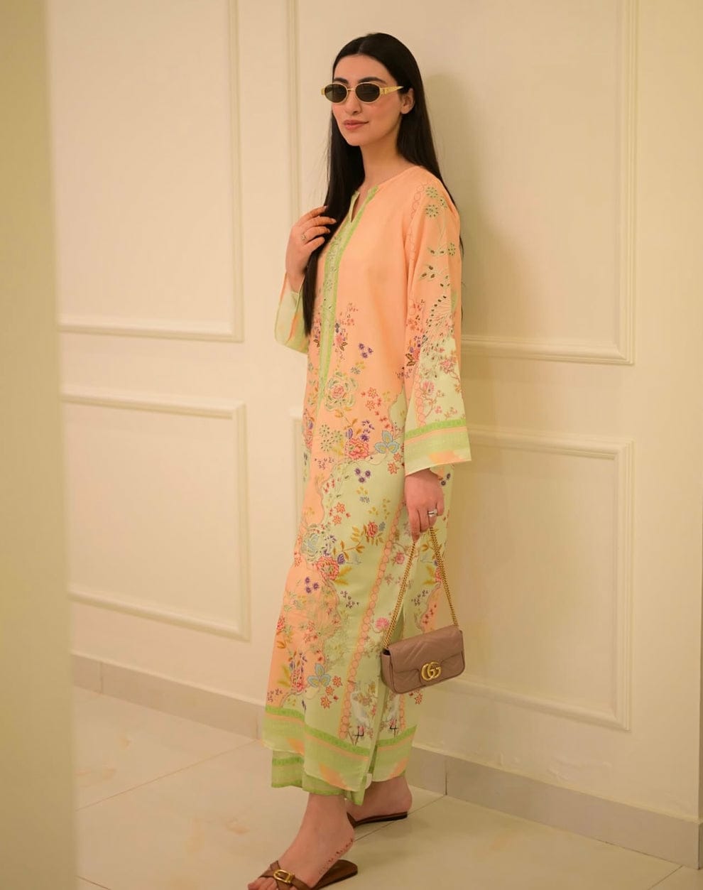 Premium Khizra Co-Ord 2PC – Silky Lawn