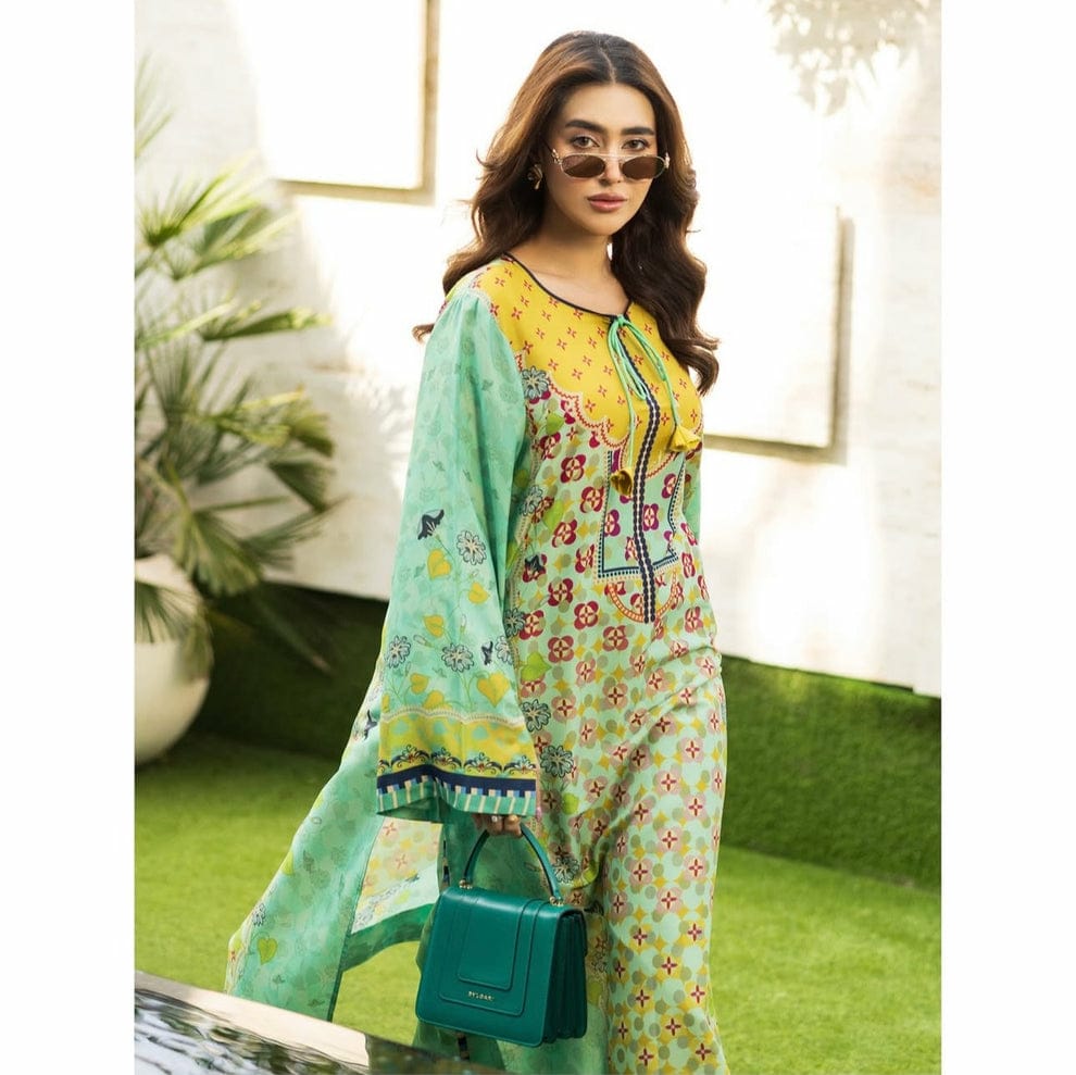 Premium Hiza Co-Ord 2PC – Silky Lawn