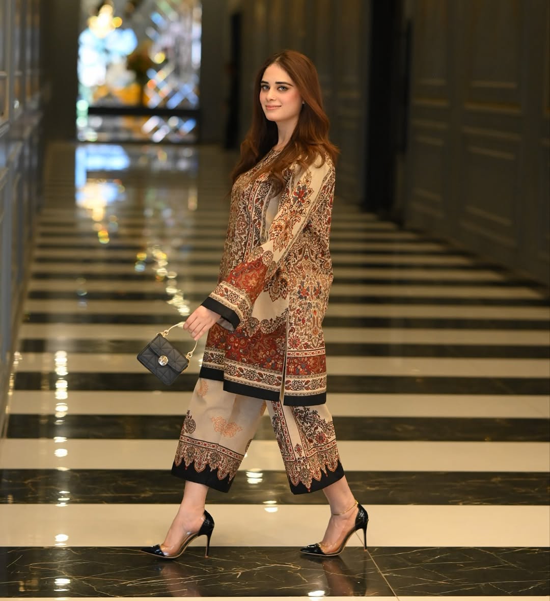 Premium Designer Party Wear 2PC – Digital Printed Silky Lawn