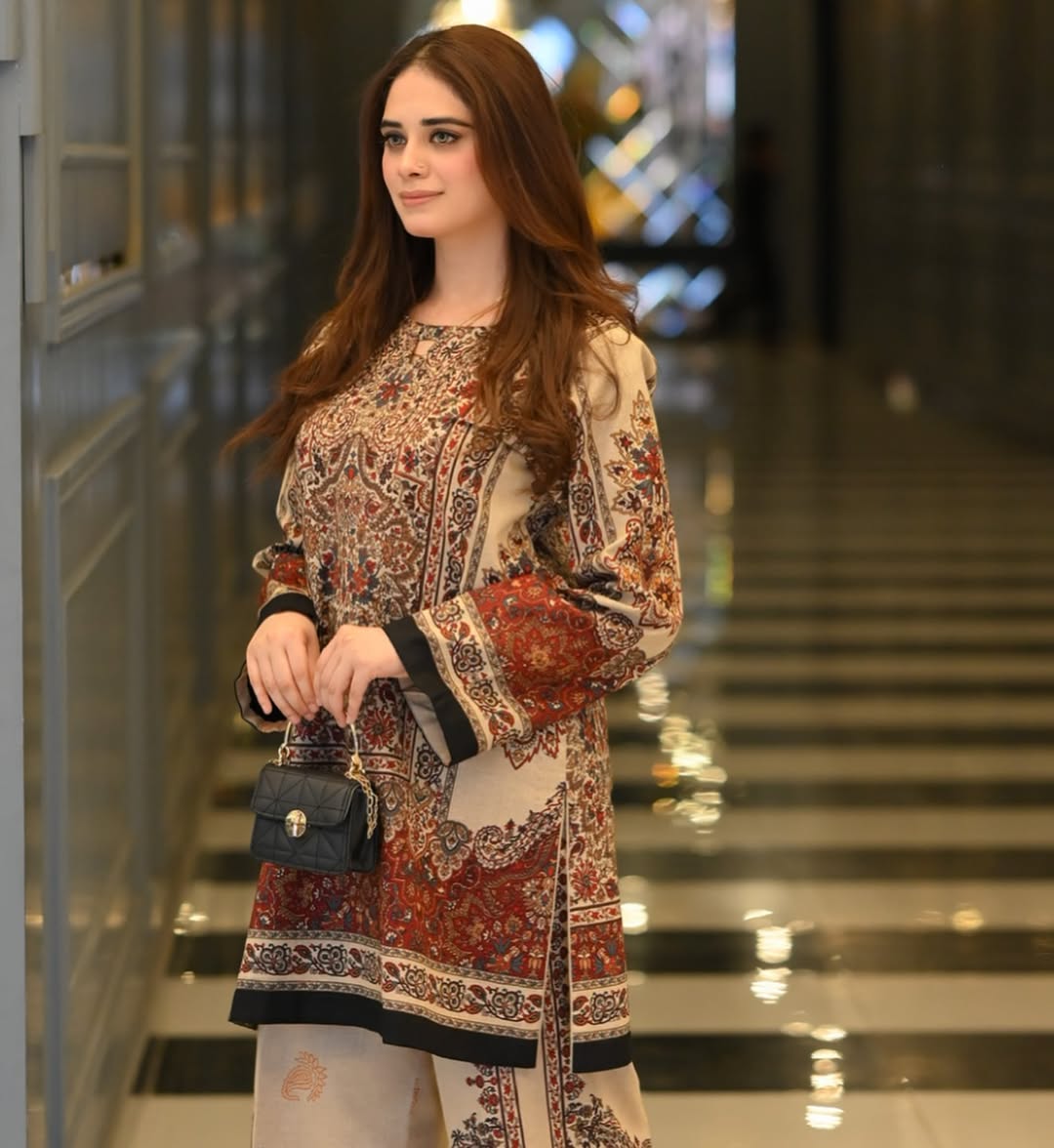 Premium Designer Party Wear 2PC – Digital Printed Silky Lawn