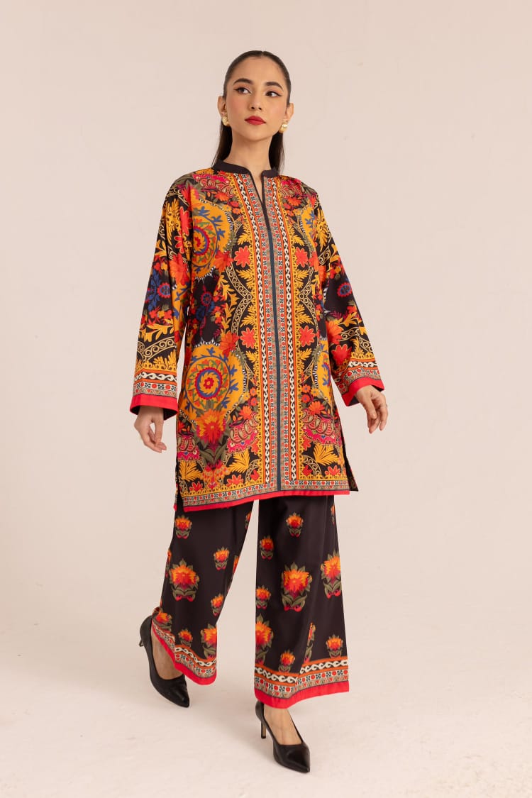 Ethnic Digital 2PC – Winter Linen Stitched Co-Ord Set