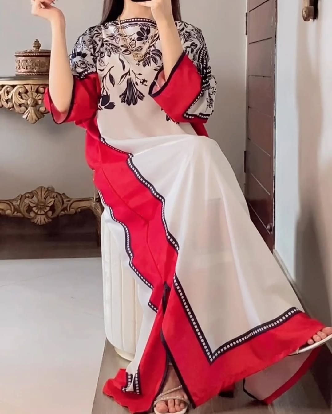 Fusion Varzah Long Edition Kaftan 2PC Suit – Silky Lawn