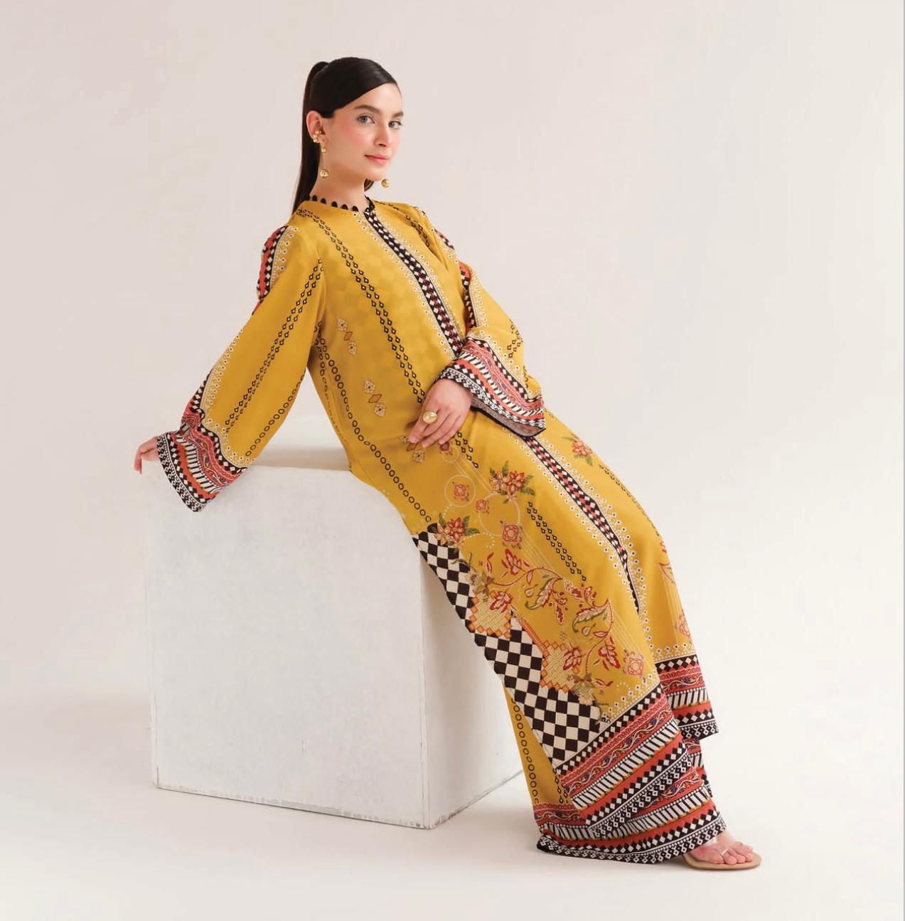 Premium Leon Co-Ord 2PC – Silky Lawn